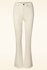 Cloud9 - Dora Flared Pants in Off White