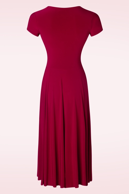 Vintage Chic for Topvintage - Isabella swing jurk in rood 2