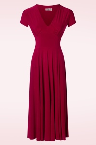 Hearts & Roses - Diana wiggle-jurk in turkoise