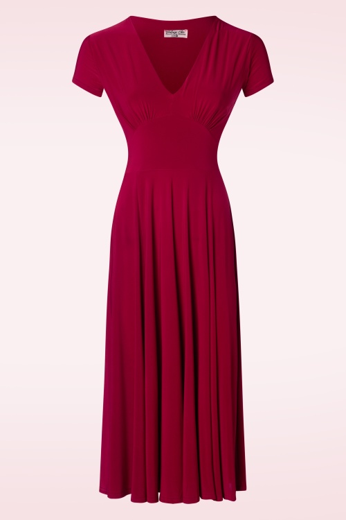 Vintage Chic for Topvintage - Isabella swing jurk in rood