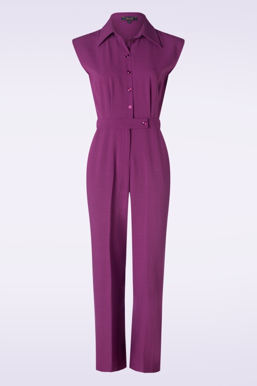 King Louie - Remi jumpsuit Timba in Caspia paars