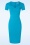Vintage Chic for Topvintage - Rachel Pencil Dress in Aqua Blue