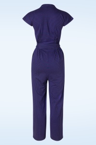 King Louie - Darcy Ditto jumpsuit in Evening blauw 4