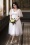 Topvintage Boutique Collection - Exklusiv von Topvintage ~ Holly Bridal Swing Kleid in Weiß