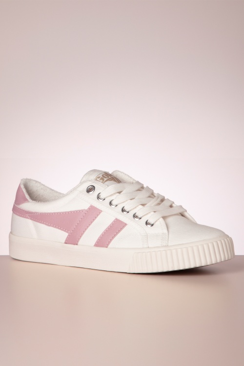 Gola - Mark Cox Tennis Sneakers in Off White and Chalk Pink 3