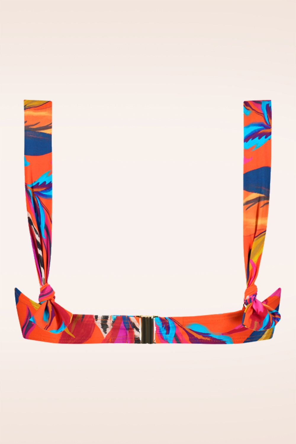 Cyell - Bora Bora padded bikini top in multi 4