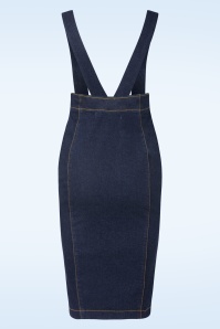 Rock-a-Booty - Mona Lee Pencil Skirt in Classic Denim 5