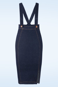 Rock-a-Booty - Mona Lee Pencil Skirt in Classic Denim 3