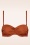 Cyell - Treasure Padded Bikini Top in Zedernholzbraun 4
