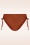 Cyell - Treasure Padded Bikini Top in Zedernholzbraun