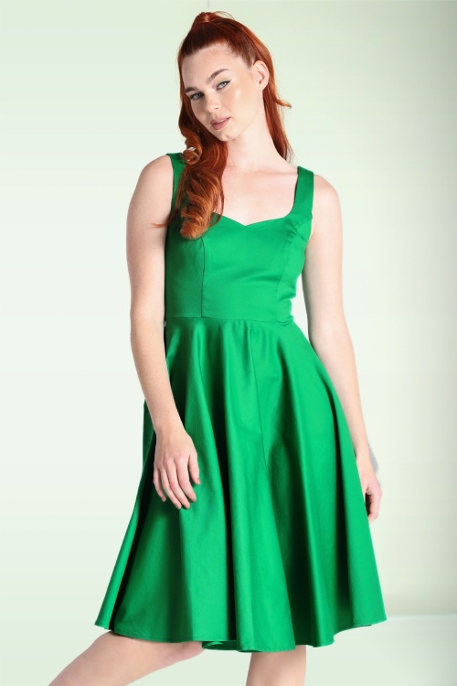Bunny - Heidi jurk in groen