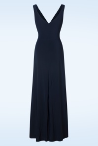 Vintage Chic for Topvintage - Macey Maxi Dress in Navy 2