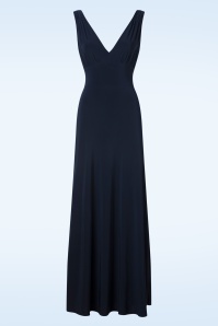 Vintage Chic for Topvintage - Macey Maxi Dress in Navy