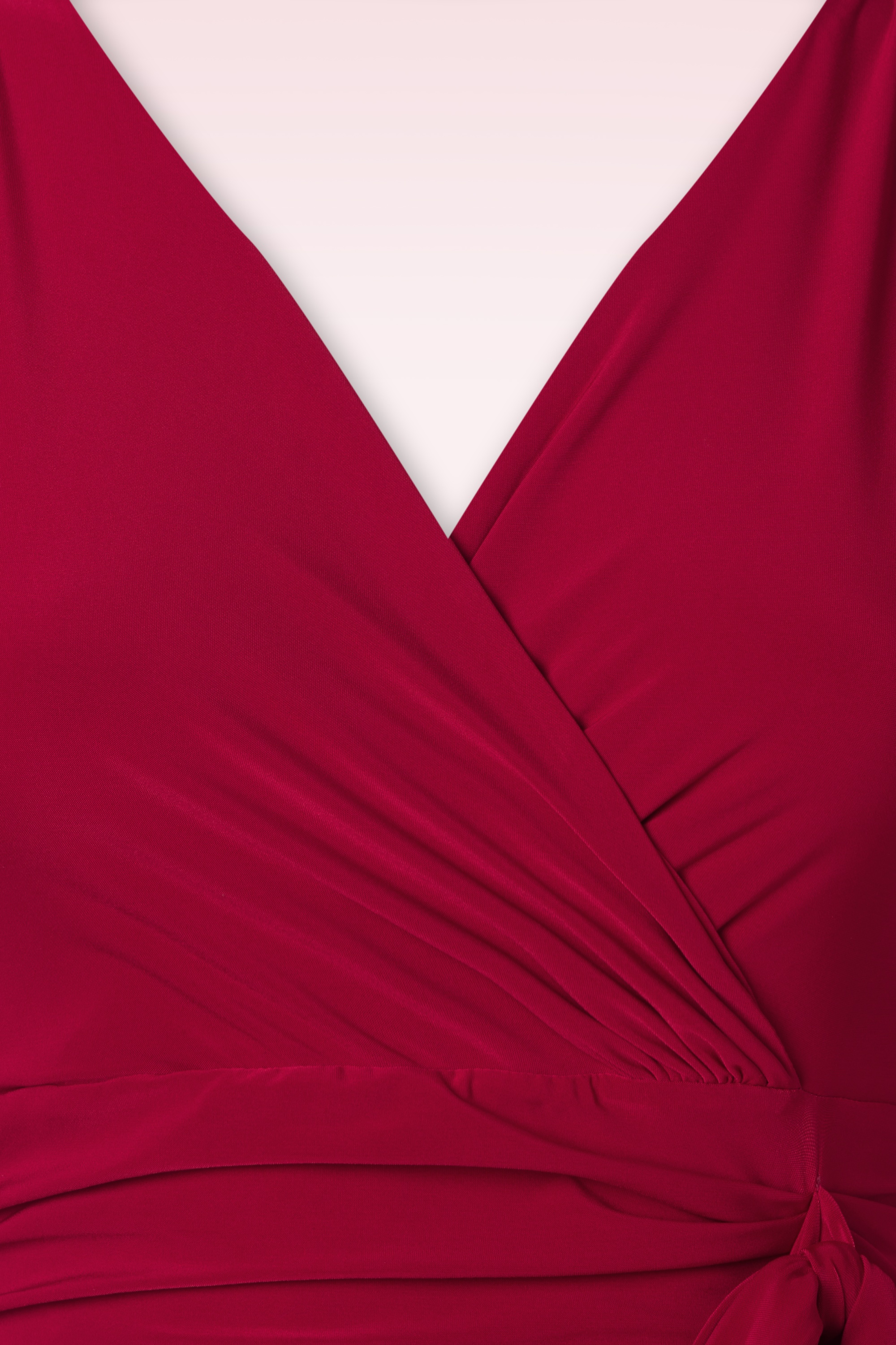 Vintage Chic for Topvintage - Desiree pencil jurk in rood 4