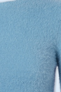 Collectif Clothing - Haut tricoté douillet Chrissie en bleu clair 3