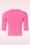 Collectif Clothing - Chrissie Fluffy Strickoberteil in Pink 2