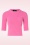 Collectif Clothing - Chrissie Fluffy Knitted Top in Pink