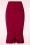 Vintage Chic for Topvintage - Gianna Ruffle Pencil Skirt in Red