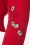 Collectif Clothing - Cardigan Lucy Posty Cat en rouge 3