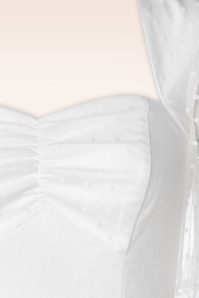 Topvintage Boutique Collection - Exklusiv von Topvintage ~ Holly Bridal Swing Kleid in Weiß 7