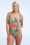 Cyell - Orient padded bikini top in blauw