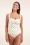 Cyell - On Point Padded Swimsuit in Off White