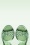 Sunies - Flexi Butterfly Flipflop Sandals in Glossy Green 3