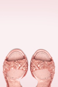 Sunies - Flexi Butterfly Flipflop Sandals in Glossy Rose 3