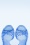 Sunies - Flexi Butterfly Flipflop sandaaltjes in glossy blauw 3
