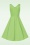 Hearts & Roses - Greta swing jurk in groen 3