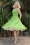 Hearts & Roses - Greta Swing Dress in Green