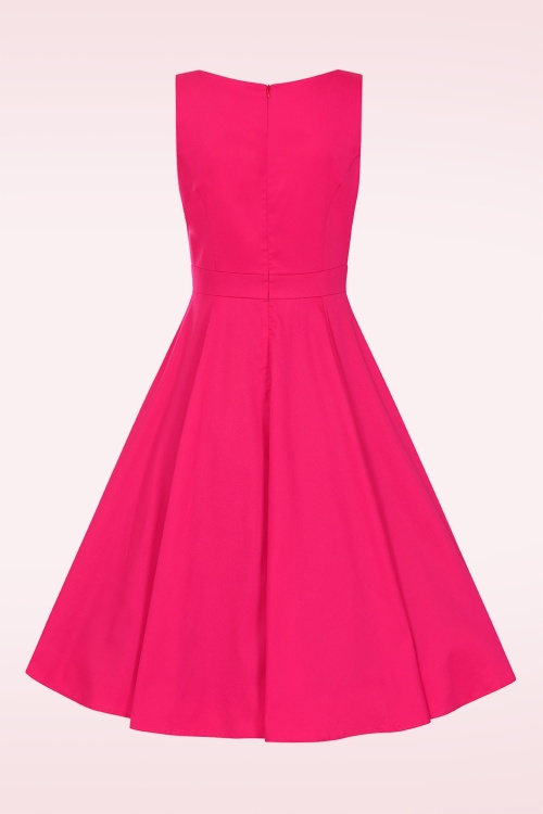 Hearts & Roses - Cassy Swing Dress in Ravishing Pink 4