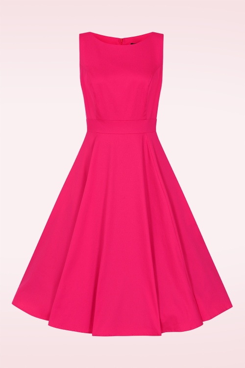 Hearts & Roses - Cassy Swing Dress in Ravishing Pink 3