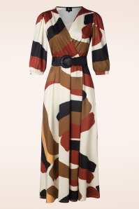 K-Design - Josie Crossover Maxi Dress in Multi 2