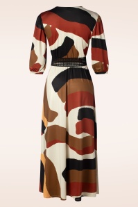 K-Design - Josie Crossover Maxi Dress in Multi 4