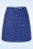 Banned Retro - Tile Pencil Dress Années 40 en Bleu Marine et Blanc