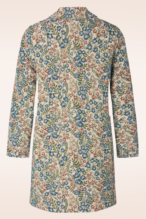 Louche - Dryden Abusson Jaquard Coat in Multi 2