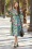 Miss Candyfloss - Lorily Minty Floral Reversible Water Repellent Coat in Mint 2
