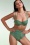 Marlies Dekkers - Slip de bikini taille haute Holi Vintage en vert jardin botanique 3