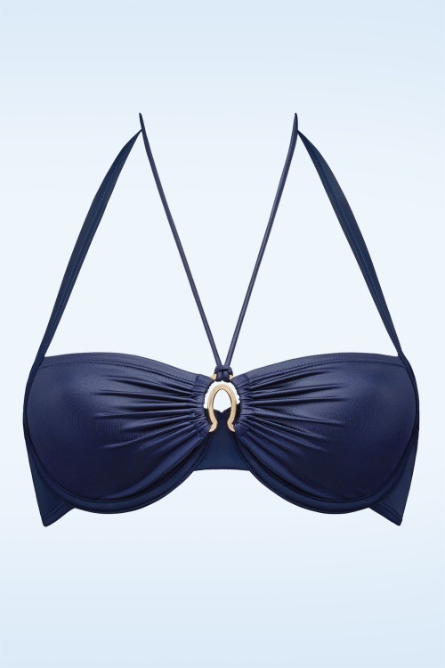 Marlies Dekkers - Sailor Mary Bikini Top - Navy – About the Bra