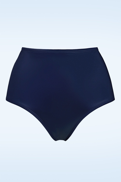Marlies Dekkers - Jet Set High Waist Bikini Briefs in Majestic Blue 2