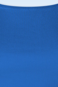 Zilch - Kaylie top in disco blauw 3
