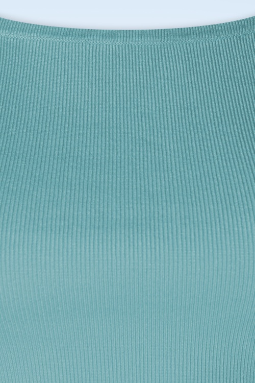 Zilch - Kaylie top in porselein blauw 3