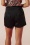 Minueto - Kyra Satin Look Shorts in Black 3