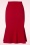Vintage Chic for Topvintage - Ellie Crepe pencil rok in rood 2