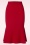 Vintage Chic for Topvintage - Ellie Crepe pencil rok in rood