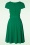 Vintage Chic for Topvintage - Robe corolle Bonnie en vert émeraude 2