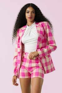 Minueto - Loretta Blazer Jacket in Pink 3