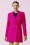 Minueto - Paula Blazer Dress in fluoriserend roze