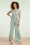 Smashed Lemon - Adeline Jumpsuit in Army Green and Off-White